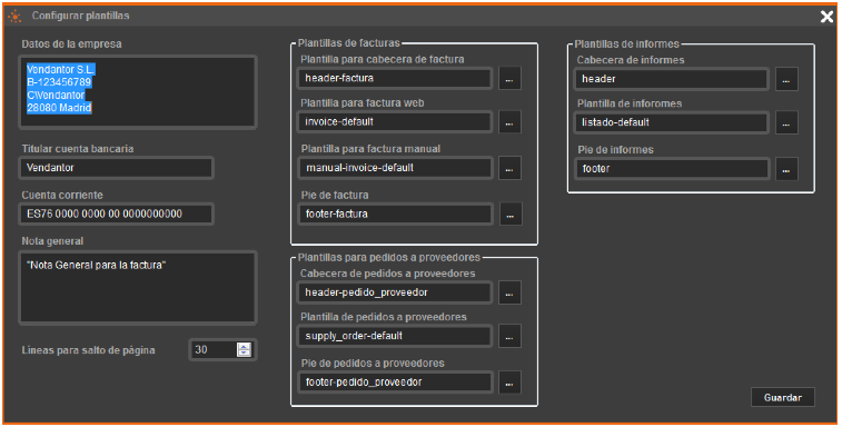 Wiki - Avanzado - Configuración de plantillas