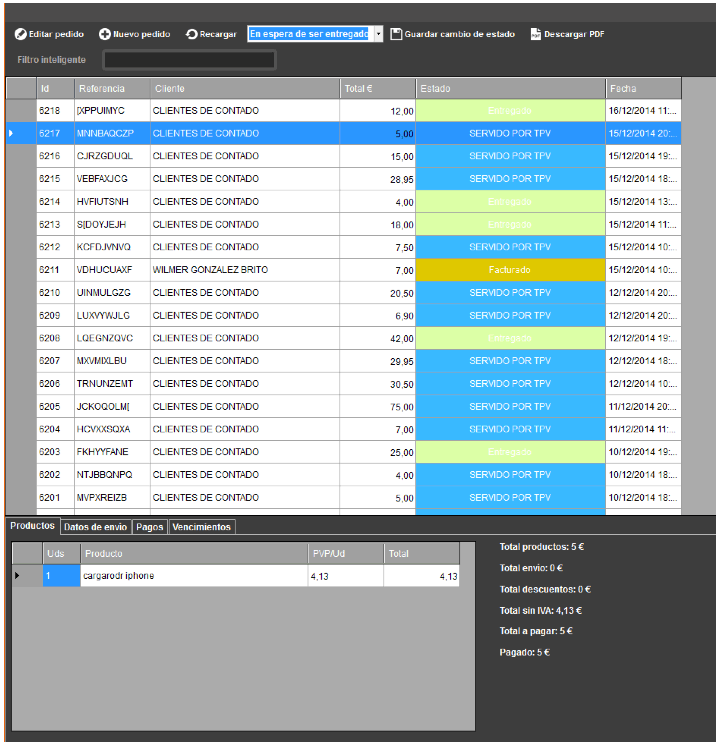 Wiki - Ventas - Añadir pedidos Wiki - Ventas - Añadir pedidos