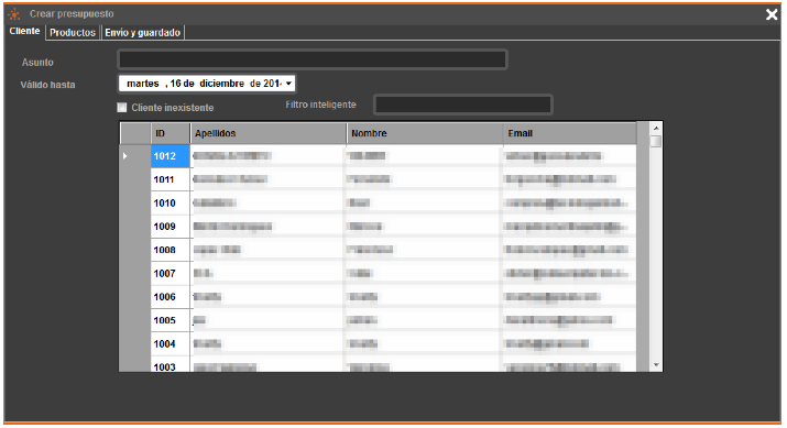 Wiki - ventas - crear presupuesto Wiki - ventas - crear presupuesto