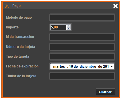 Wiki - Ventas, añadir pago Wiki - Ventas, añadir pago