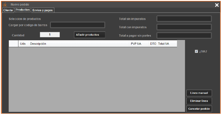 Wiki - Nuevo pedido - productos Wiki - Nuevo pedido - productos